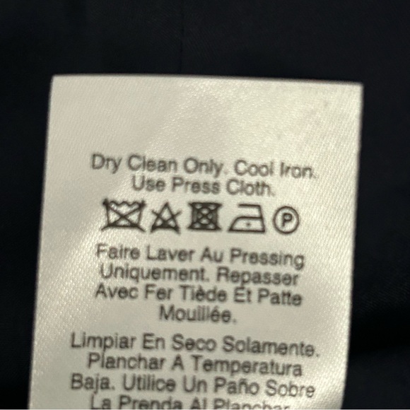 DKNY Women's Faux Suede Zip Front Peplum Jacket Size 12 - Picture 8 of 9